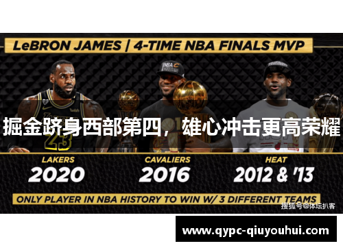 掘金跻身西部第四，雄心冲击更高荣耀